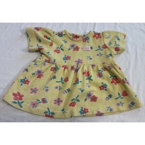 RARE Vintage Baby Guess Floral Dress Size 12 Months 90s Flower Power AOP Pastel